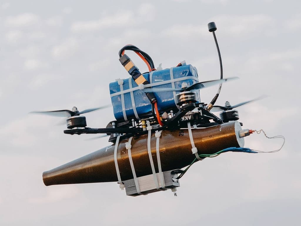 БПЛА ведет разведку критической инфраструктуры